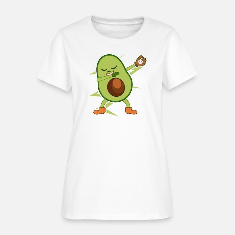 Dabbing Avocado Baseball Player