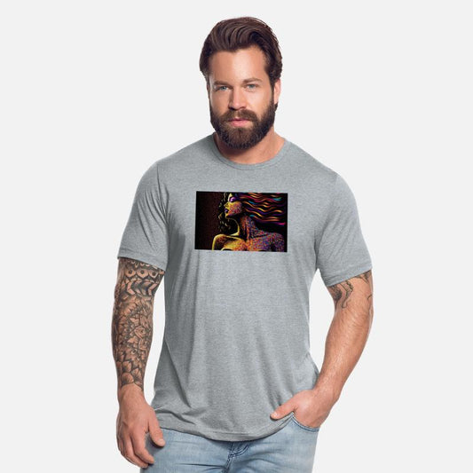 Dazzling Night - Colorful Abstract Portrait