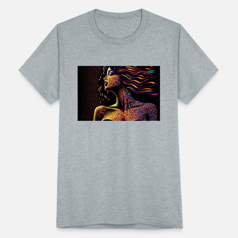 Dazzling Night - Colorful Abstract Portrait