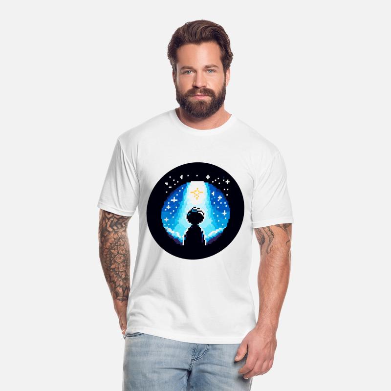 Digital Night Sky - 8-Bit Childhood Dreams