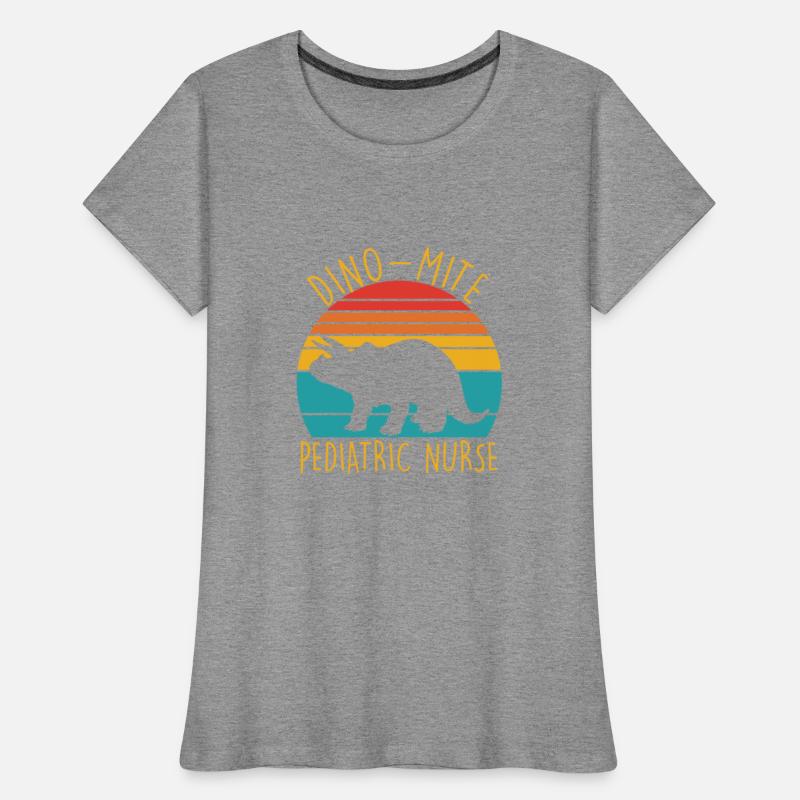 Dino-mite Pediatric Nurse Retro Apparel