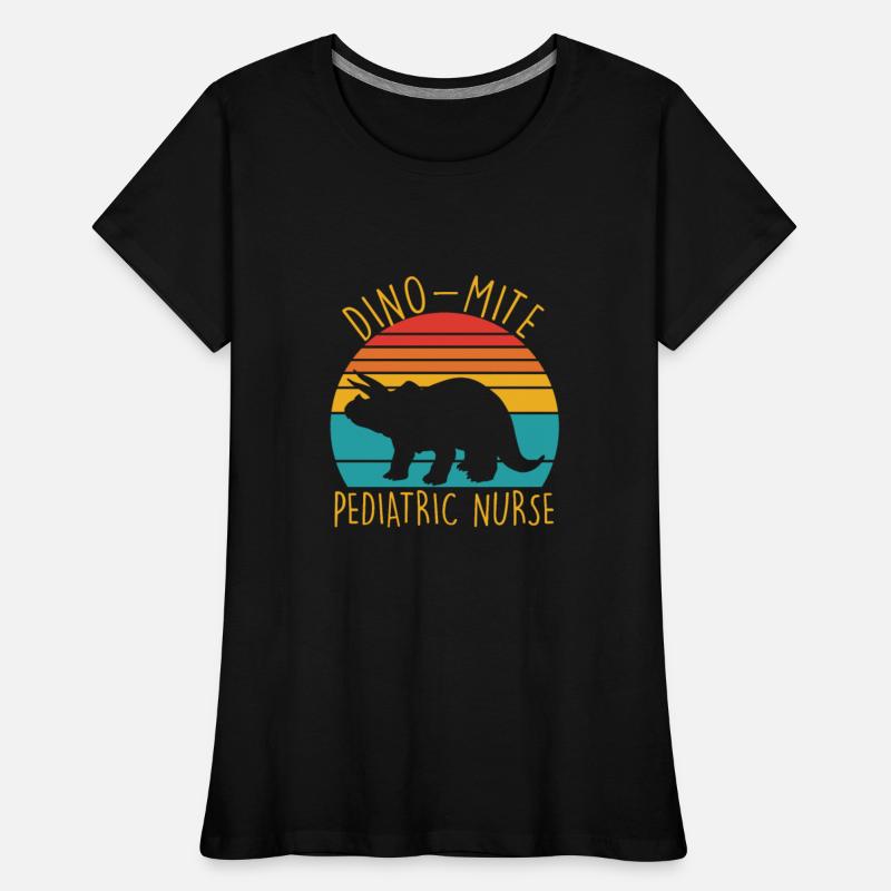 Dino-mite Pediatric Nurse Retro Apparel
