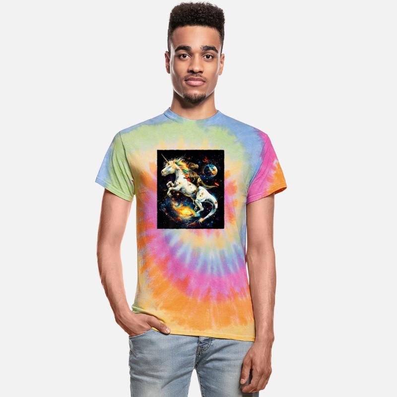 Dinosaur Riding Unicorn Premium