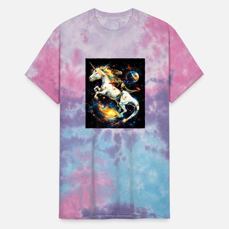Dinosaur Riding Unicorn Premium