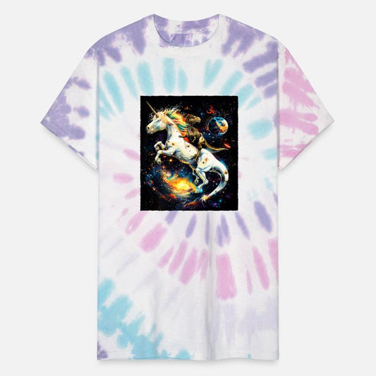Dinosaur Riding Unicorn Premium