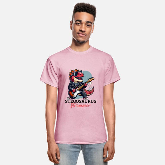 Dinosaur tshirt design Stegosaurus Strummer