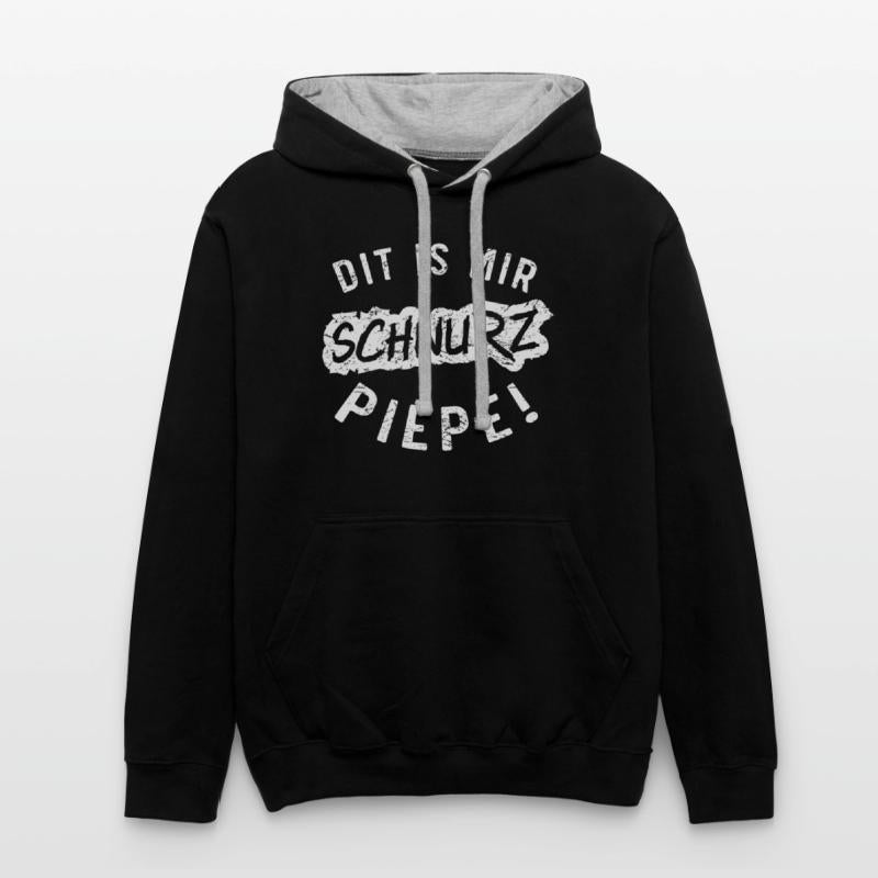 Dit is mir Schnurz Piepe Grunge white