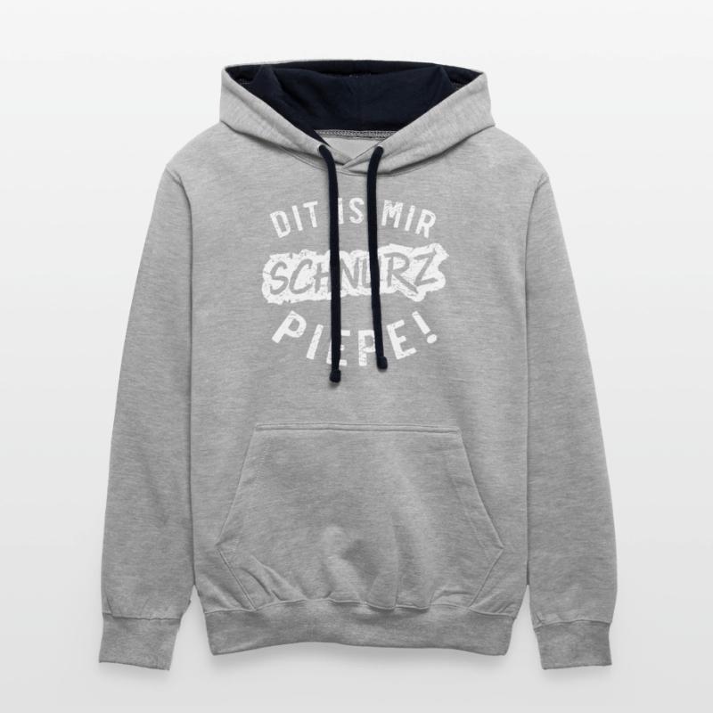 Dit is mir Schnurz Piepe Grunge white