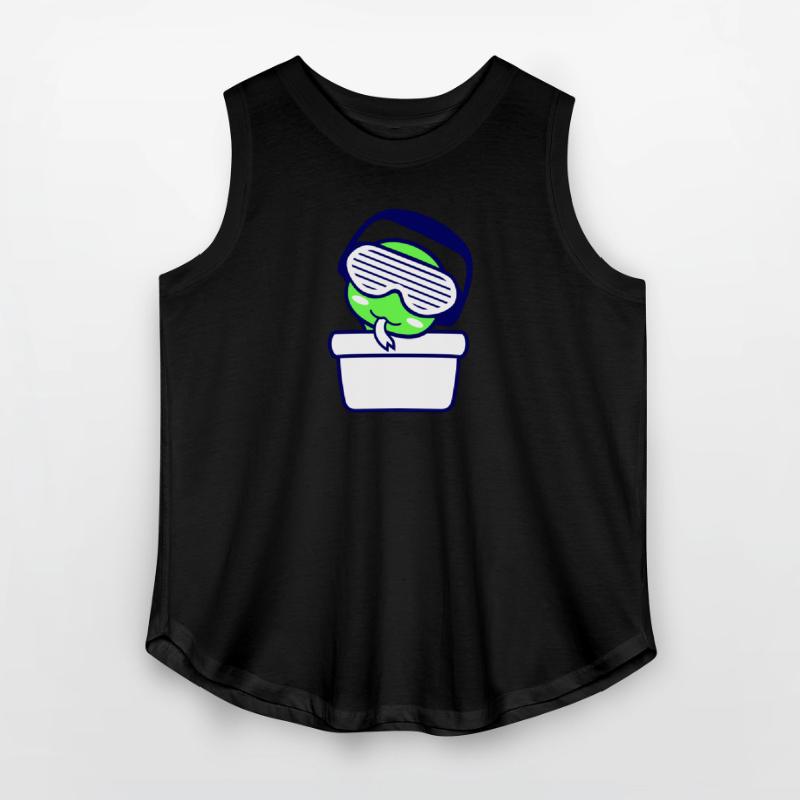 DJ cute Snake in a pot Sunglasses Music Club Party