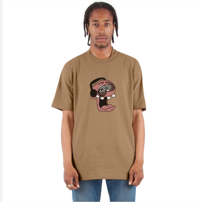 DJ Funny Laughing Comic Face Sunglasses Music Fun