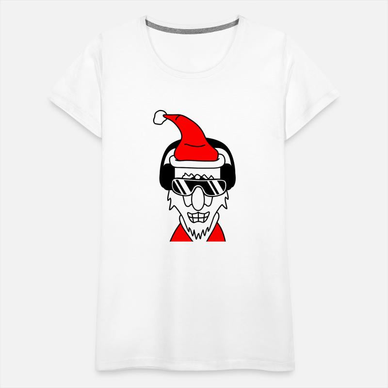 DJ Santa Claus Smiling Christmas Winter Party Fun