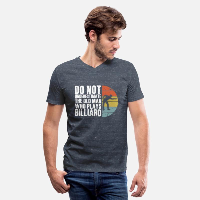 Do Not Underestimate Old Man Plays Billiard Pool