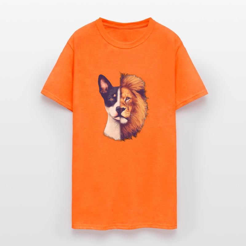 dog half Lion animal art