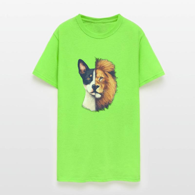 dog half Lion animal art