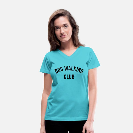 Dog Walking Club Black Typography Design For Dog