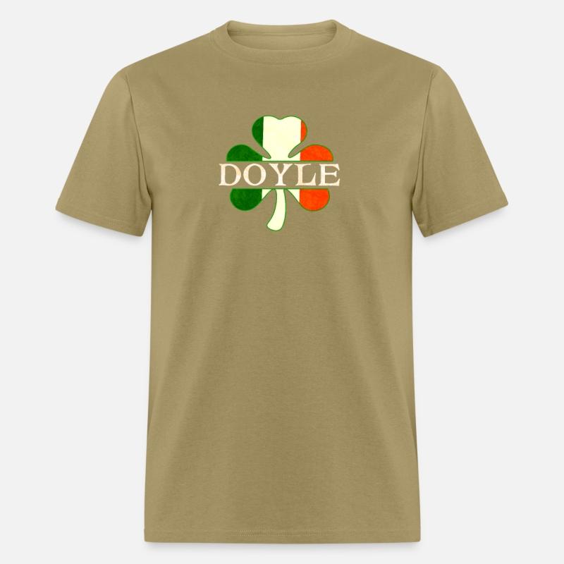 Doyle Irish Surname Ireland Flag Shamrock