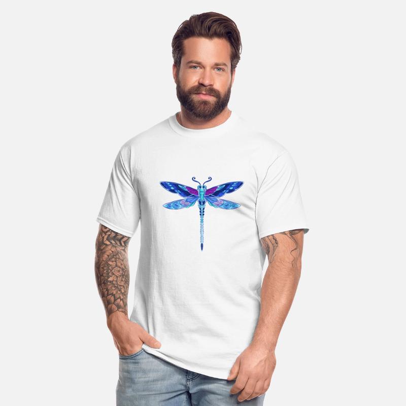 Dragonfly Blue drawing cute gift