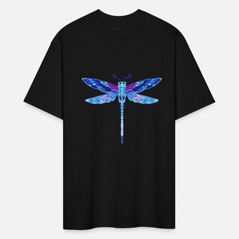 Dragonfly Blue drawing cute gift