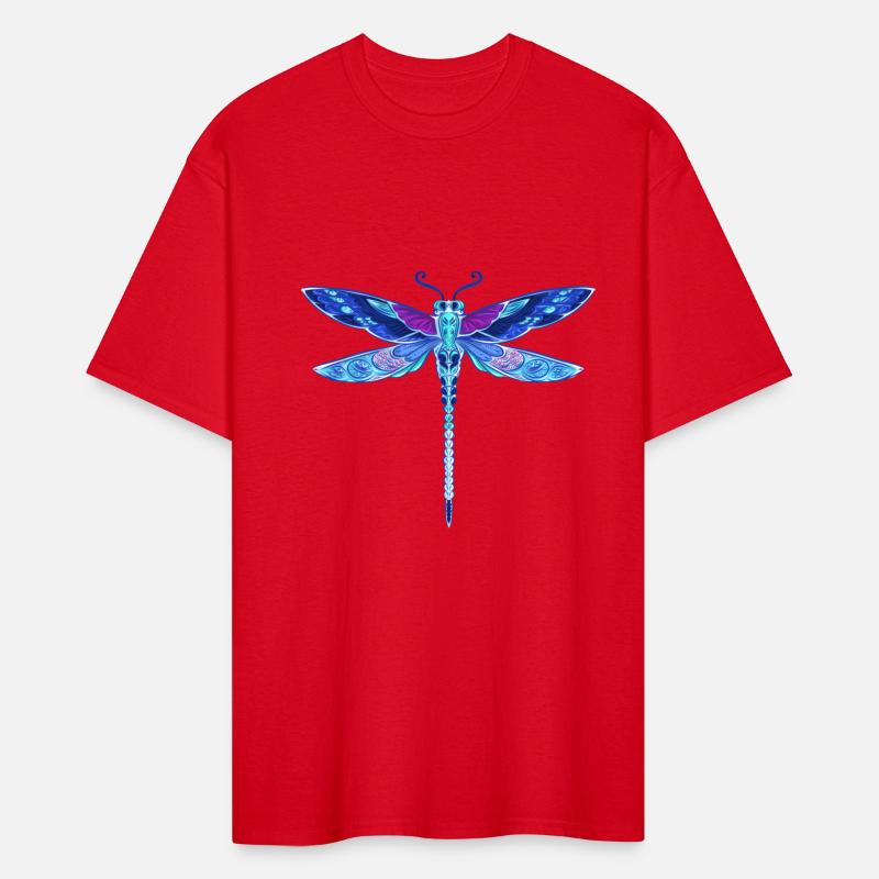 Dragonfly Blue drawing cute gift