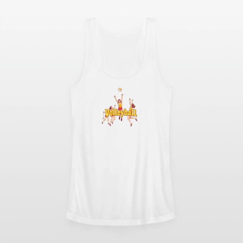 Dynamic Volleyball Team Illustration