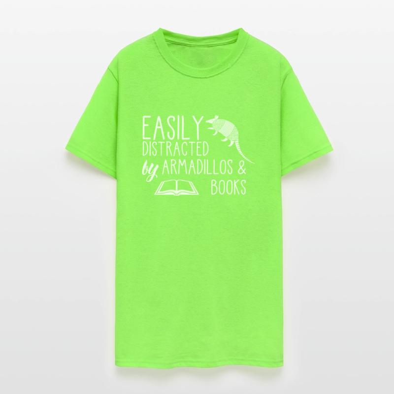 EASILY DISTRACTED by ARMADILLOS & BOOKS