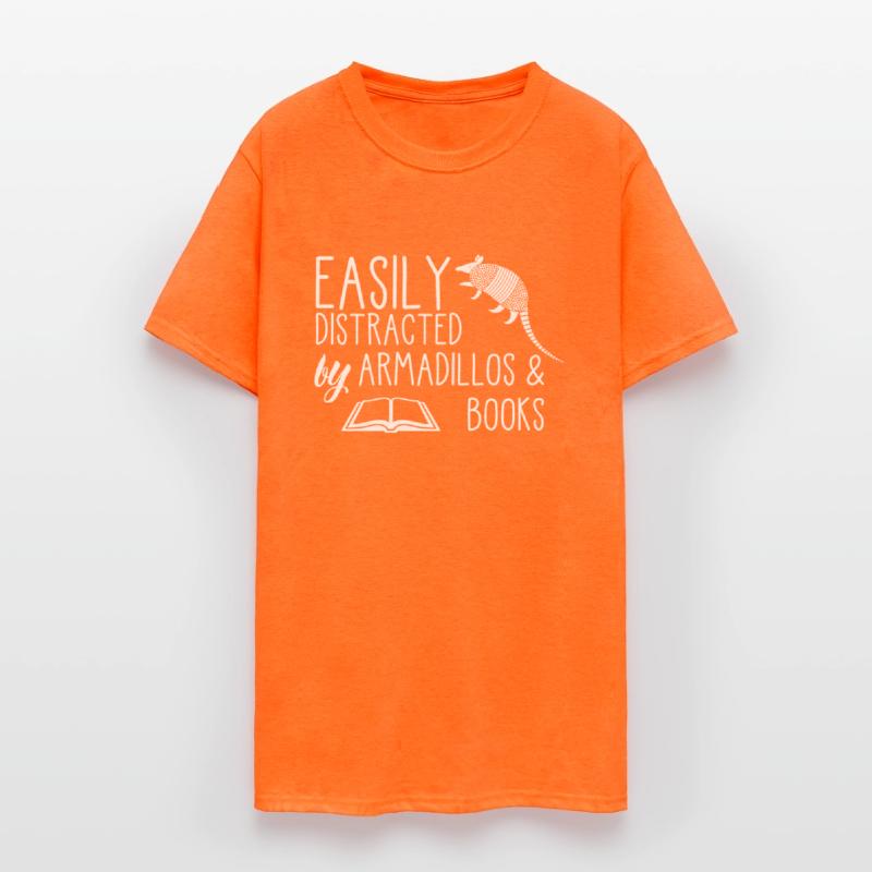 EASILY DISTRACTED by ARMADILLOS & BOOKS