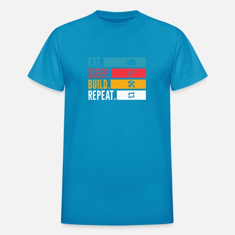 Eat Sleep Build Repeat DIY Shirt