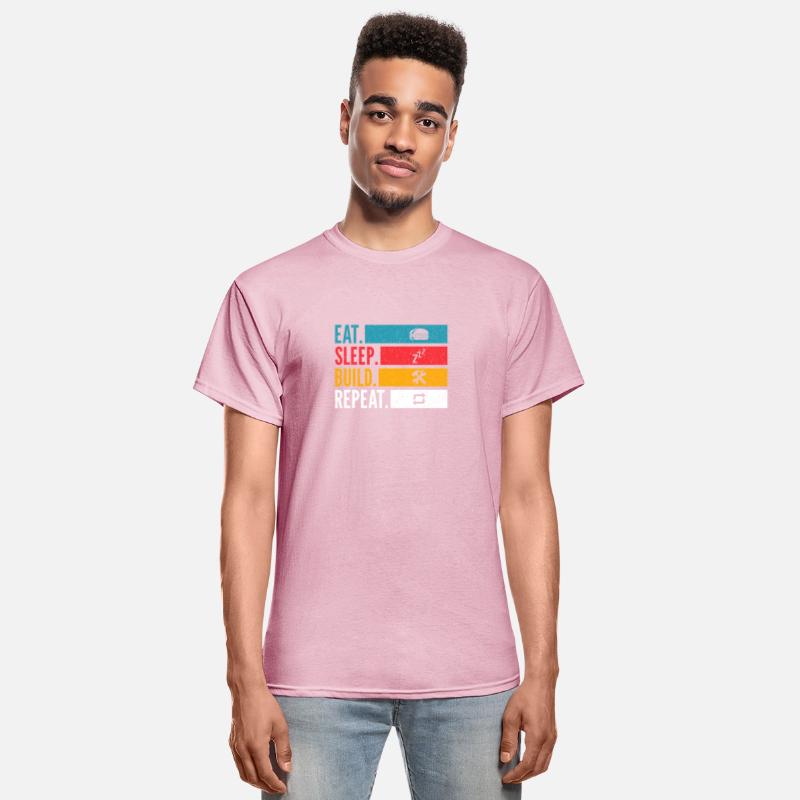Eat Sleep Build Repeat DIY Shirt