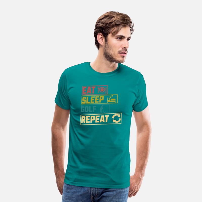 Eat sleep golf repeat hobby