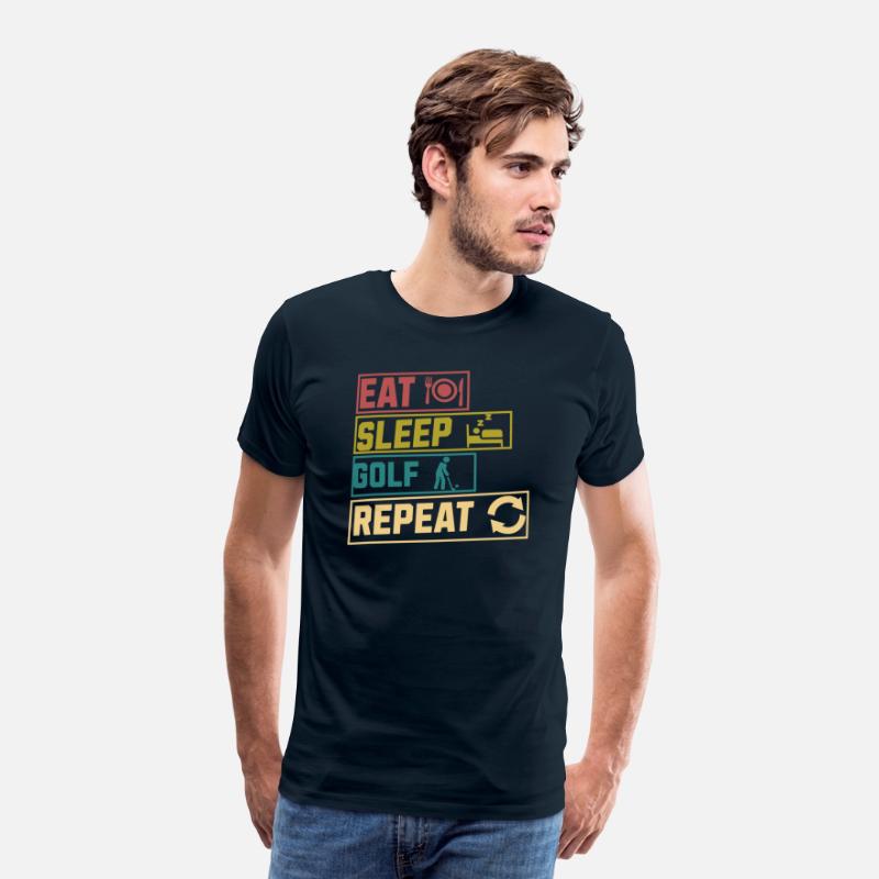 Eat sleep golf repeat hobby