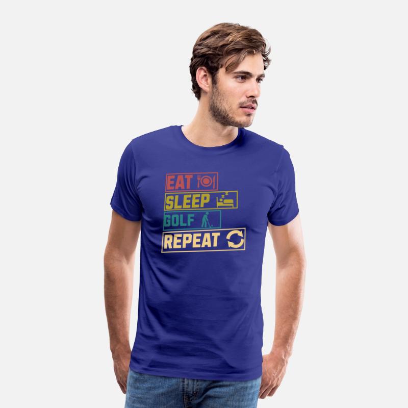 Eat sleep golf repeat hobby