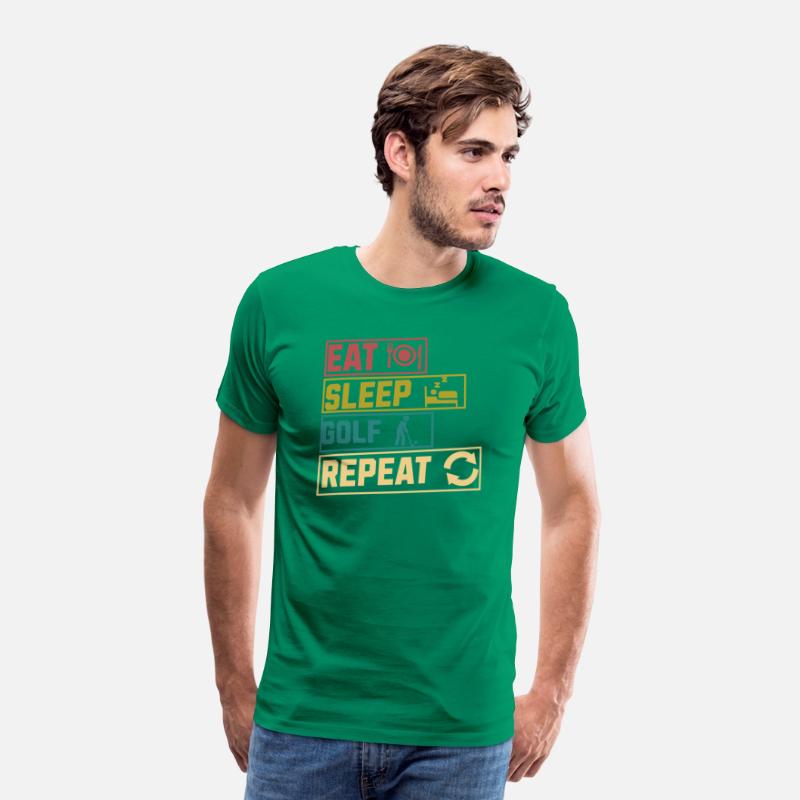 Eat sleep golf repeat hobby