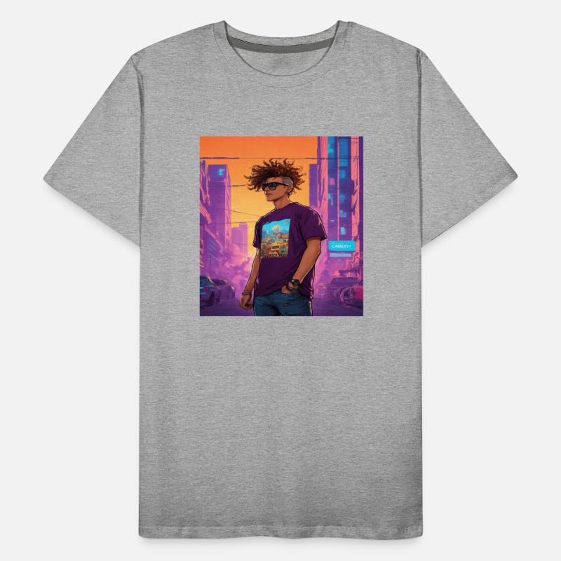 "Edgy Cyberpunk Street Style Portrait Art"