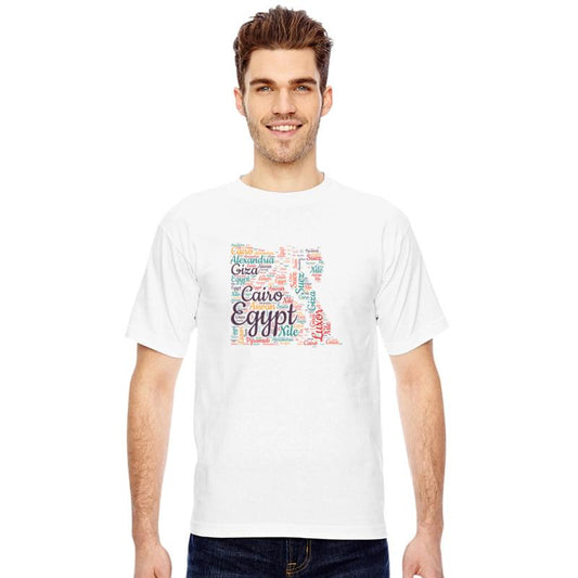 Egypt Word Map : Cities and Regions Typography