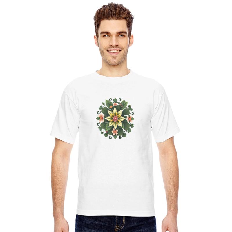 Elegant Botanical Mandala Design