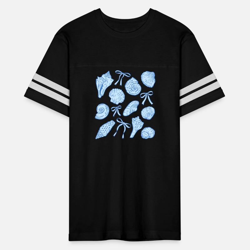 Elegant Seashell Pattern with Ribbons