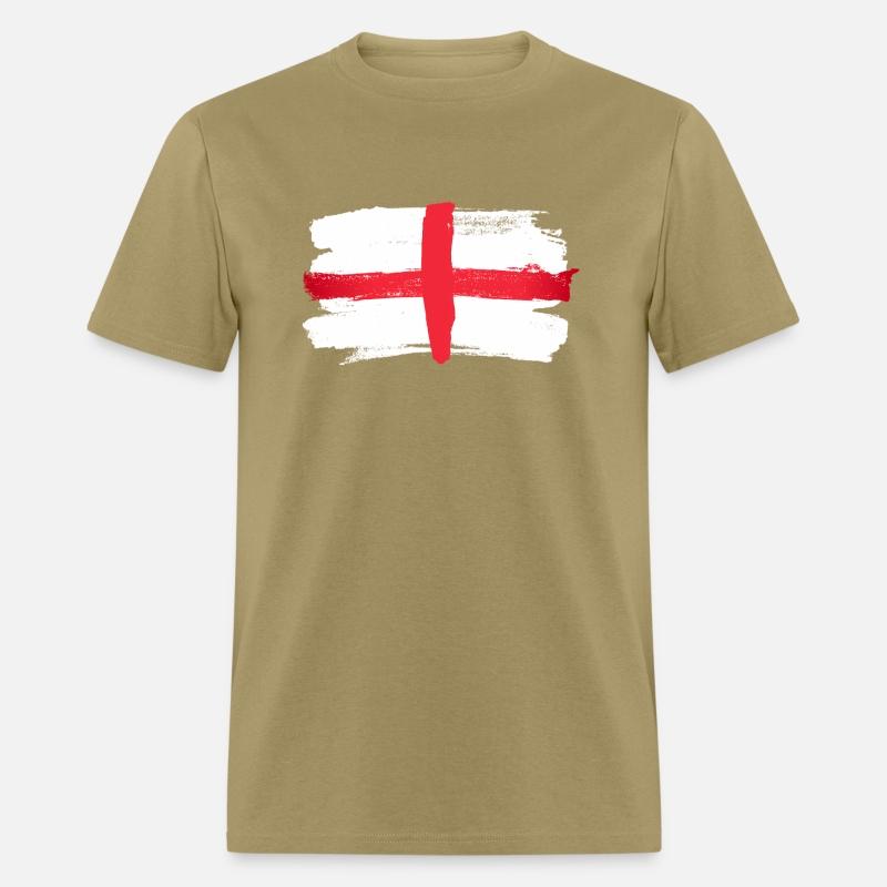 England Flag Paint Style