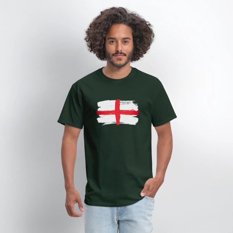 England Flag Paint Style
