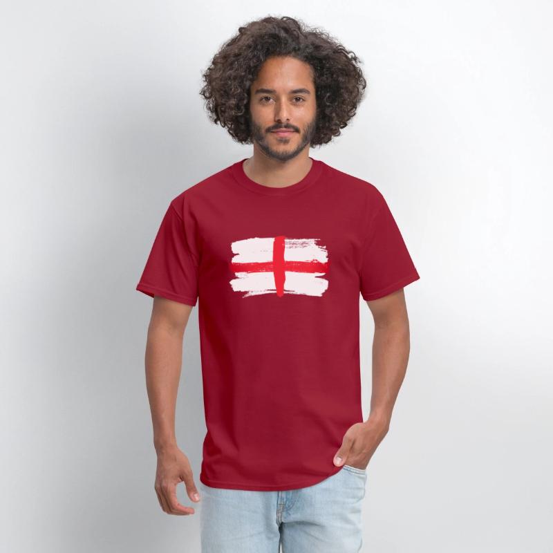 England Flag Paint Style