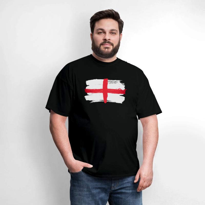 England Flag Paint Style