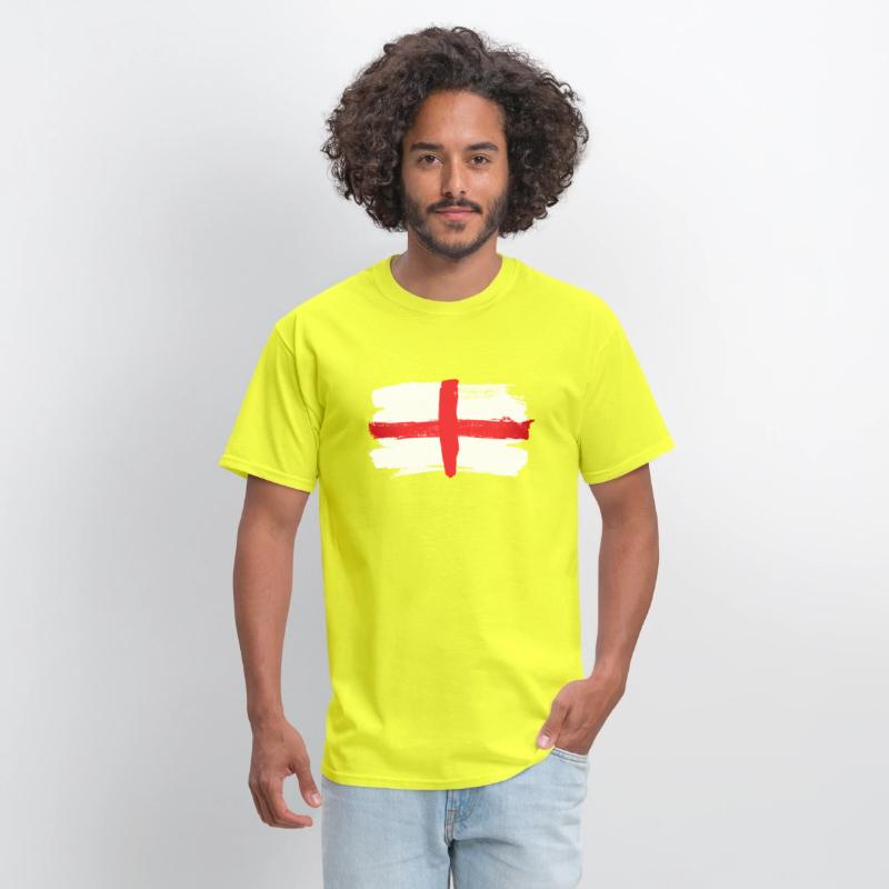 England Flag Paint Style