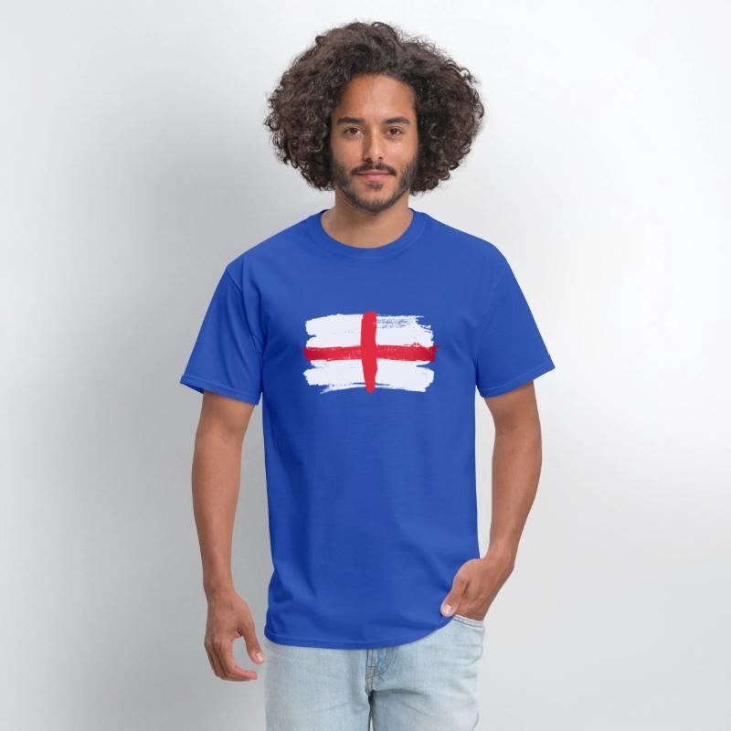 England Flag Paint Style