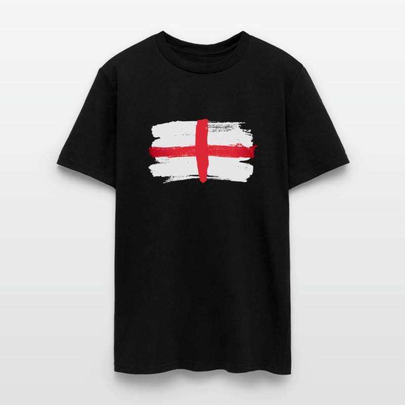 England Flag Paint Style