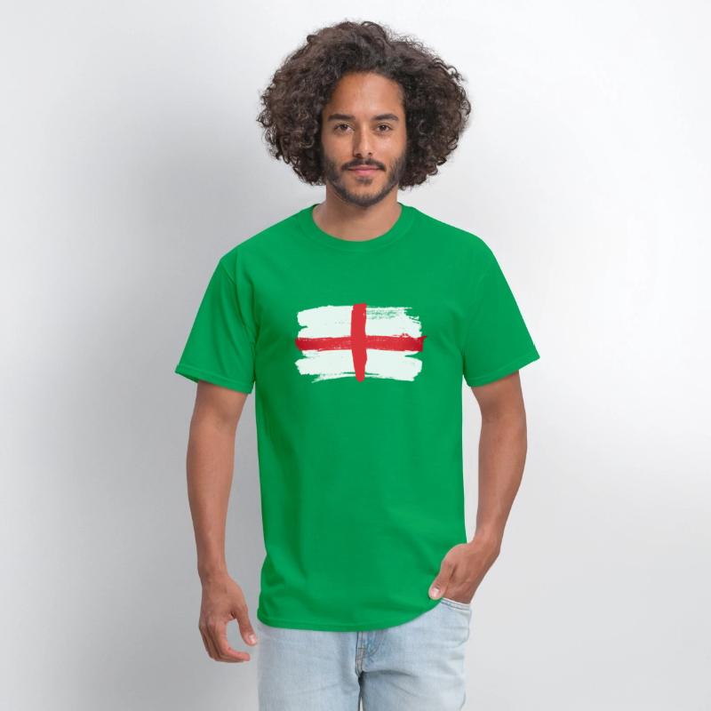 England Flag Paint Style