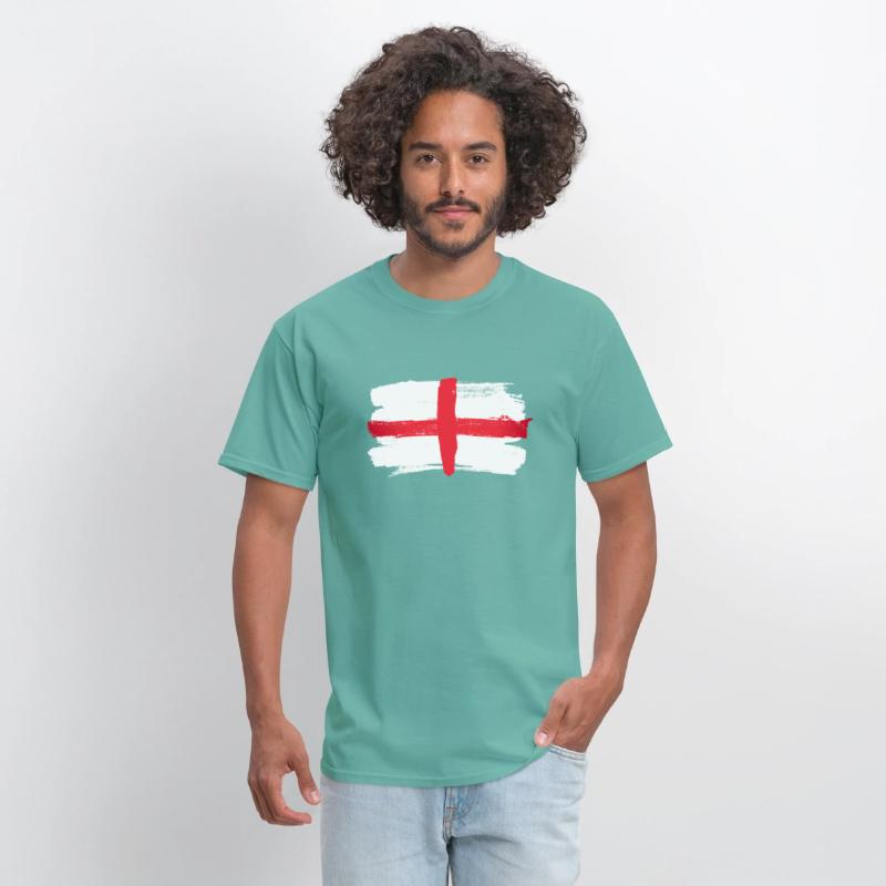 England Flag Paint Style