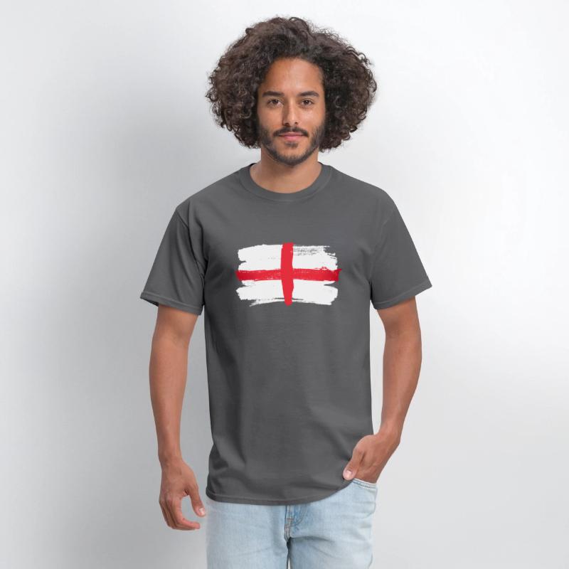 England Flag Paint Style