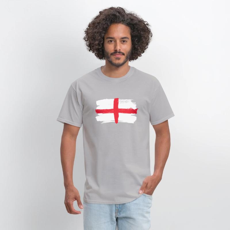 England Flag Paint Style