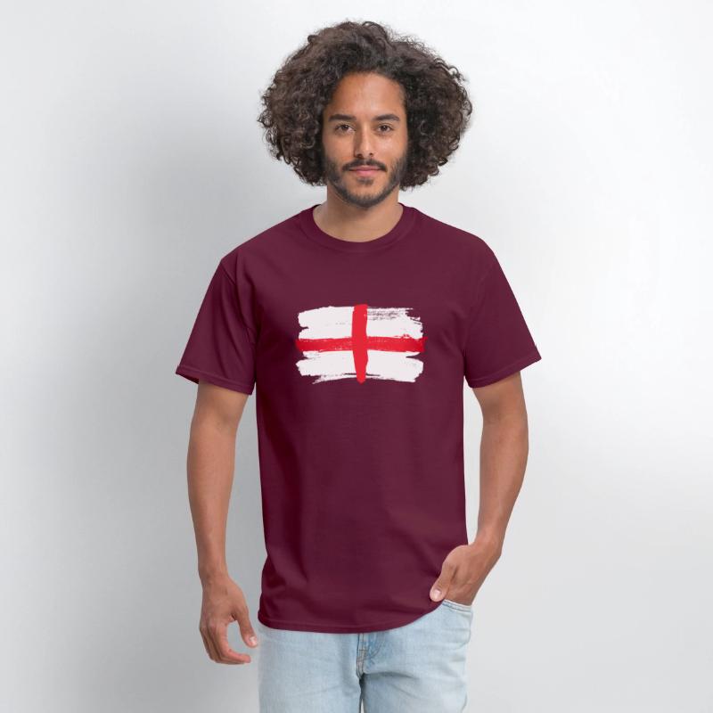England Flag Paint Style
