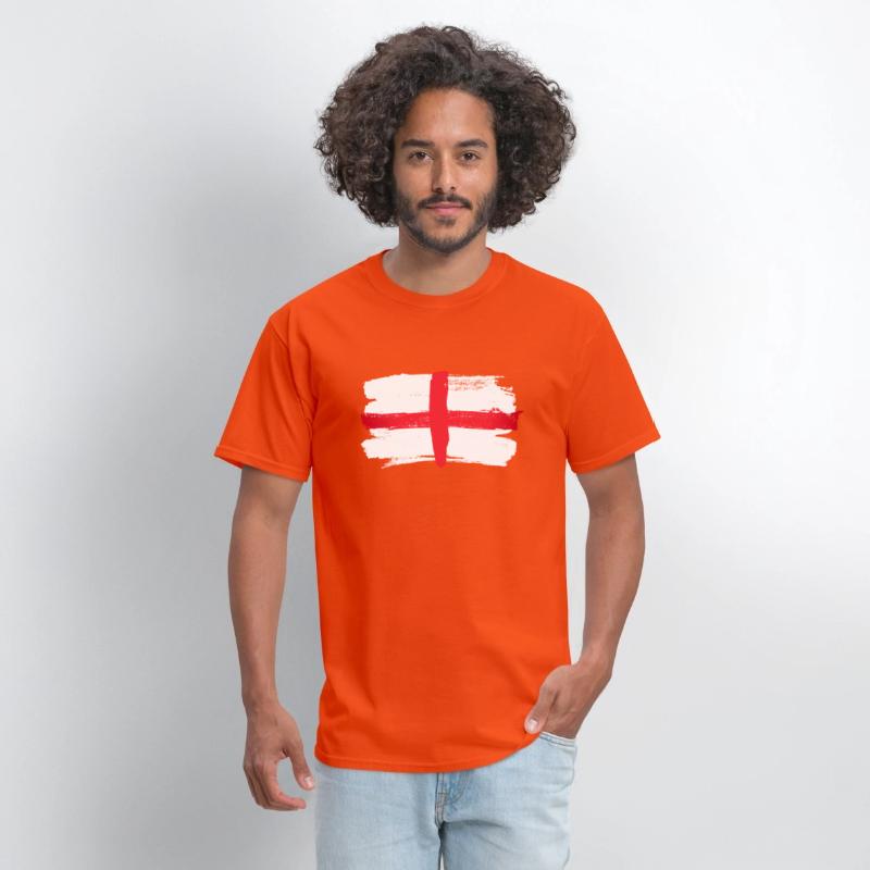 England Flag Paint Style