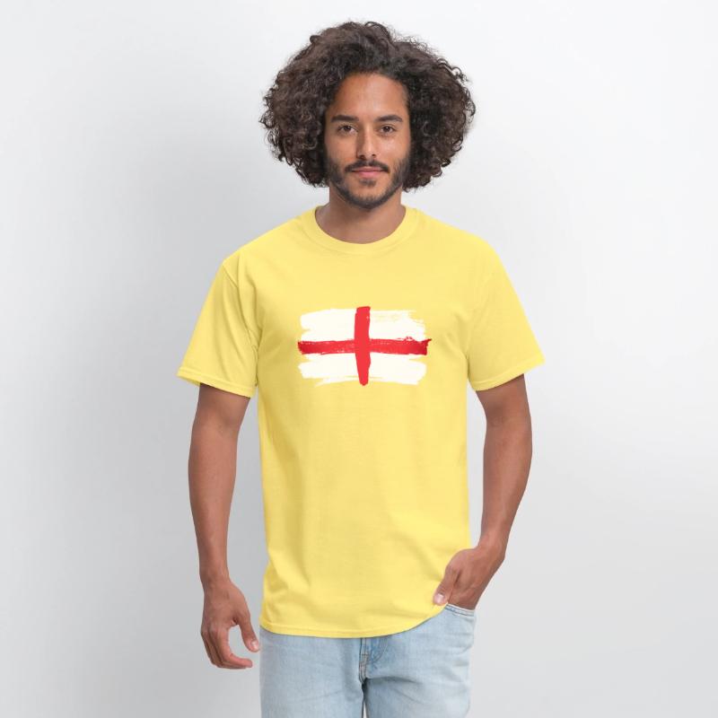 England Flag Paint Style